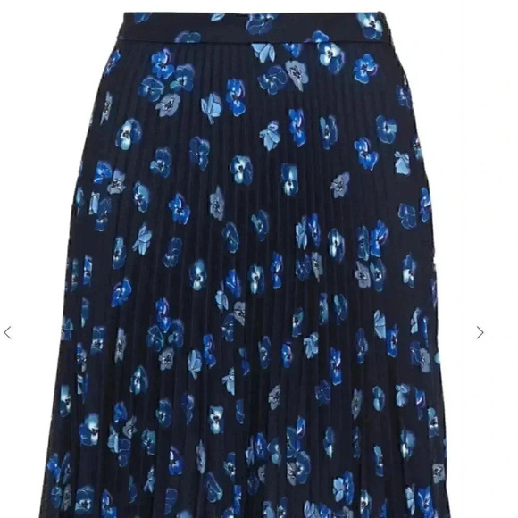 Prada pleated floral skirt sz 46 - Picture 3 of 7